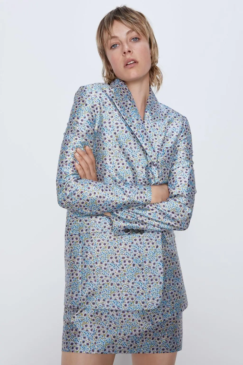 Новинка весны лета 2020 новый стиль Европейский Повседневный Женский костюм с