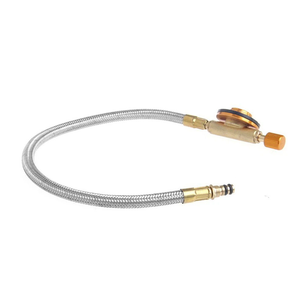

Gas Stove Adapter Burner Camping Switch Flexible Tool Furnace Hose Connector Hiking Outdoor Picnic Regulator Portable