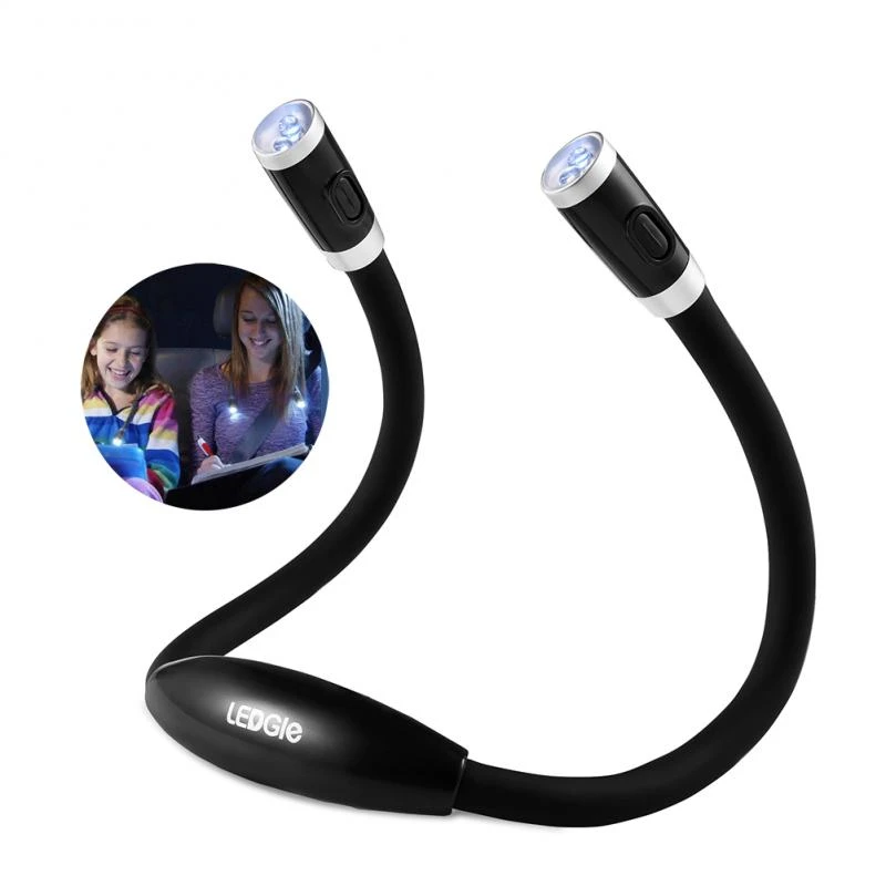 LED Flexible Handsfree Hug Neck Reading Book Light Torch Work Flashlight Lamp UK