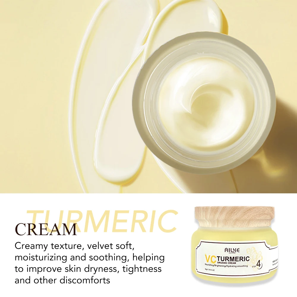 AILKE Radiant Glow Organic Skin Care Set with Turmeric & Vitamin C