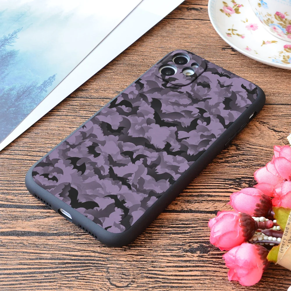 

For iPhone Bats Print Soft Matt Apple iPhone Case