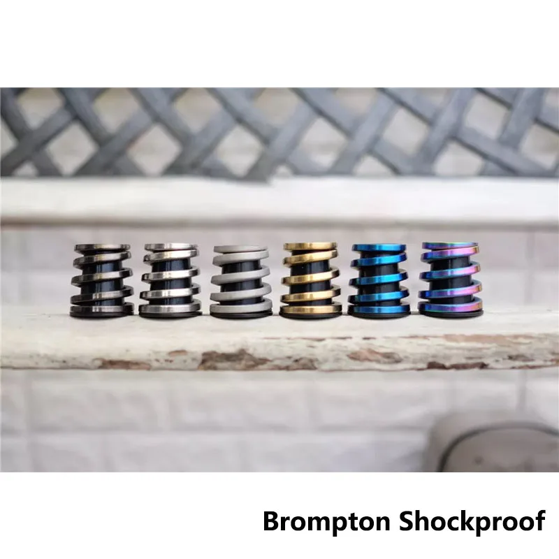 H& H Brompton складной велосипед Ti задняя Противоударная пружинная подвеска титановый сплав ударные аксессуары для поглощения