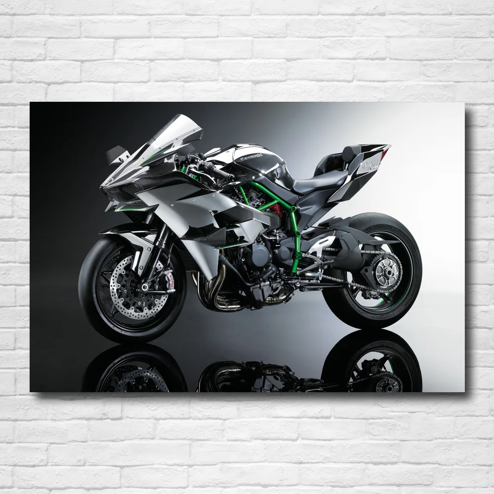 Современная живопись Superbike KAWASAKI NINJA H2 мышечный мотоцикл настенные художественные