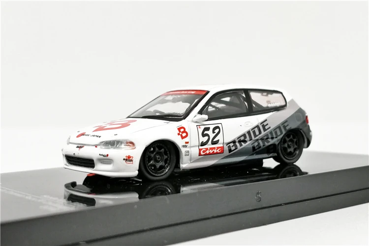 Гудронированное шоссе работает 1: 64 Honda Civic EG6 Suzuka Clubman гонок FF вызов литья под давлением модель автомобиля