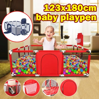 

Baby Playpen for Children Pool Balls for Newborn Baby Fence Playpen for Baby Pool Children Kids Infants Folding Safety Barrier