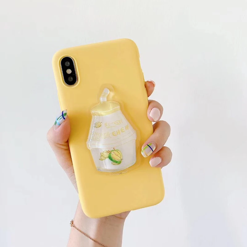 

Ainike Cute 3D Summer Drink Milk Toy Liquid Squishy Soft TPU Phone Case For Vivo X7 X9 X20 X23 Y51 Y66 Y85 V9 F11 V15 NEX IQOO