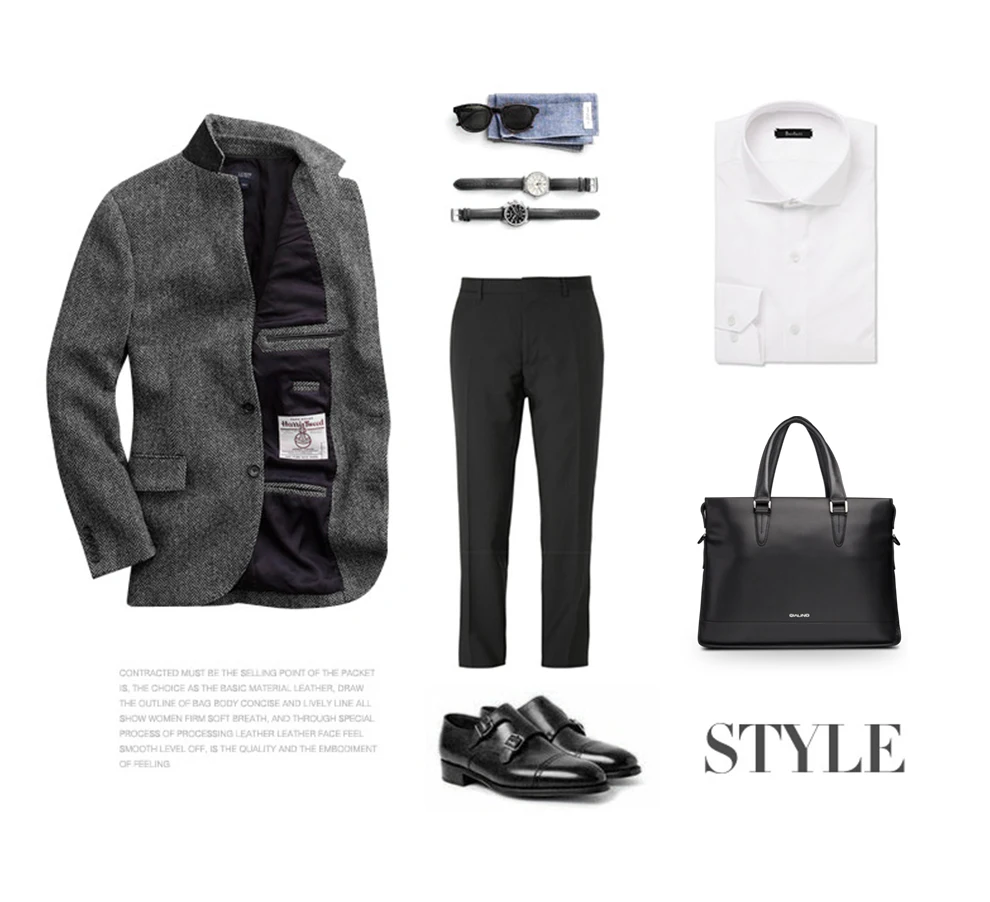 小牛皮电脑包_17