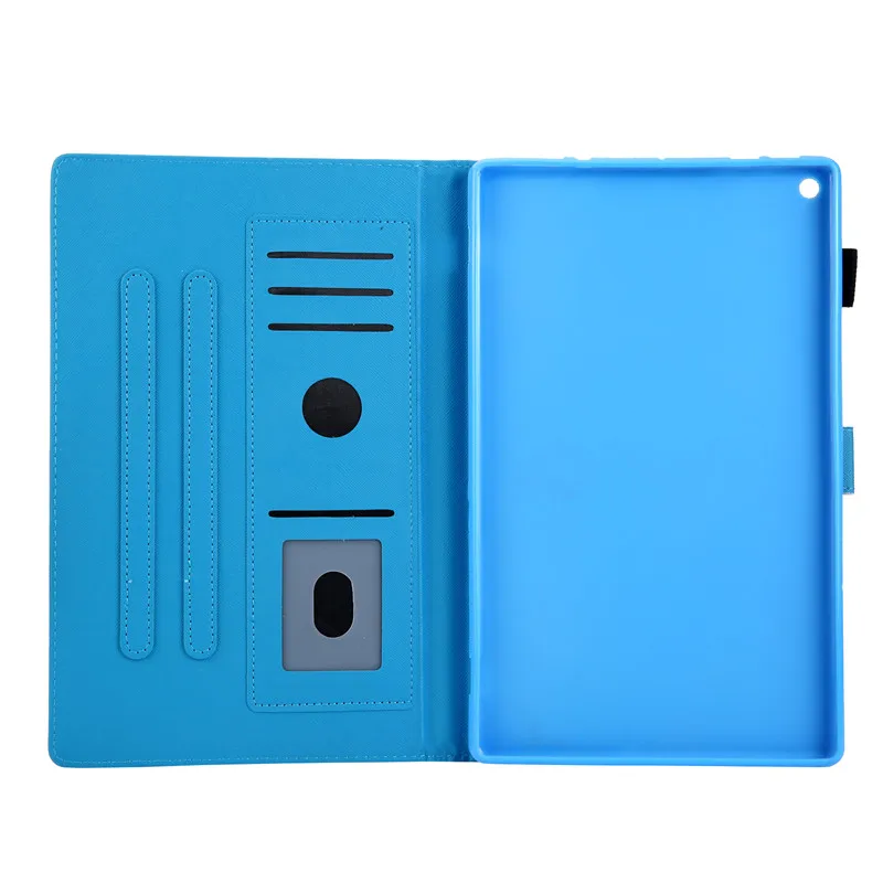 10 дюймов чехол для Amazon Kindle Fire HD10 HD 10 дюймов чехол милые собака и кошка слон мультфильм цветочный Бумажник крышка