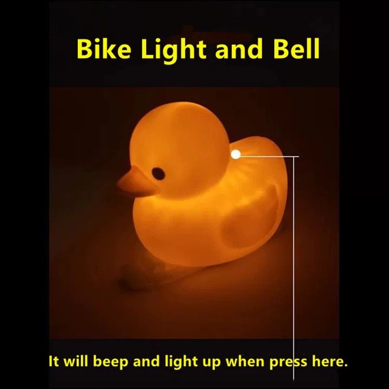 Duck мотоциклетный шлем мотоцикл колокольчик велосипедный кольцевой светильник желтый утята для мотоциклов резиновая сирена электрический рог Детские аксессуары