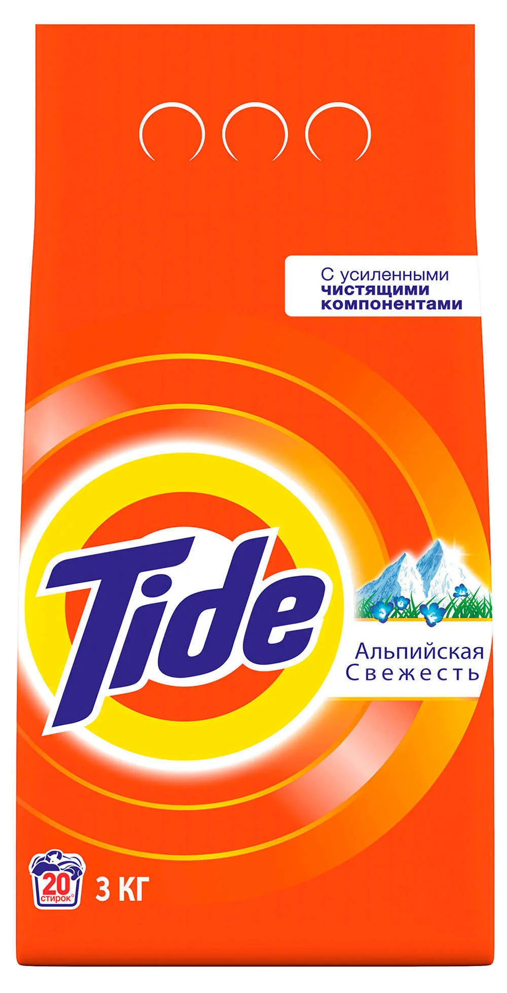 Стиральный порошок автомат «Альпийская свежесть» Tide, 3 кг