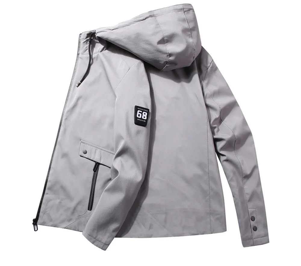 DIMUSI осенние мужские куртки-бомберы, модные мужские бейсбольные хип-хоп кардиган-пончо приталенная ветровка пальто брендовая одежда
