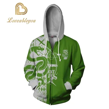 

Wizardry Gryffindor Slytherin Hoodie Cosplay Costumes Sweatshirts Clothing