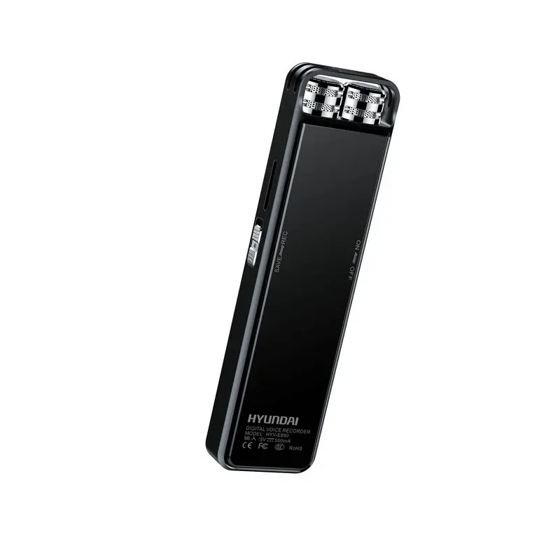 Hyundai E780 мини двойной микрофон цифровой речевой самописец 100 часов MP3 плеер