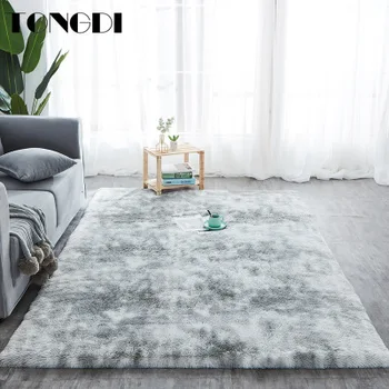 

TONGDI Carpet Mat Soft Elegant Shaggy Nursery Woolly Suede Plush Anti-slip Rug Luxury Decor For Home Bedroom Parlour Living Room