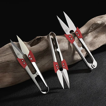 

Stainless Steel Yarn Shears Cutting Sewing Scissors Shears Cross Stitch Embroidery Scissor U Thread Scissors Handicraft Tools