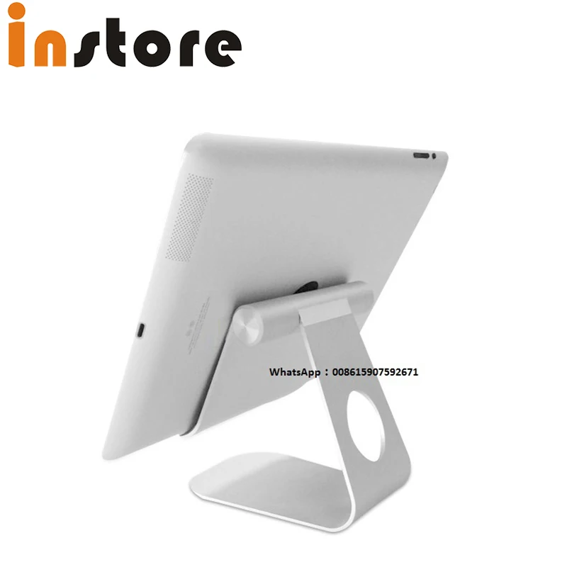4 Pcs Most Popular Universal Tablet Aluminum Alloy Display Base Rack Holder Stand For PAD Cellphone