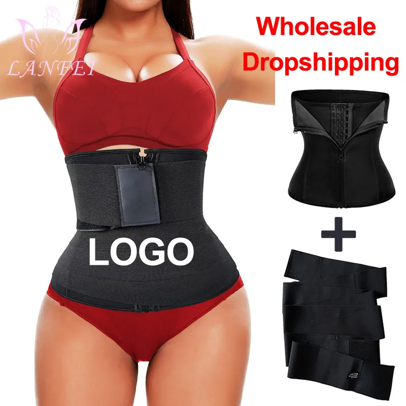 LANFEI Women Waist Trainer Belt Tummy Control Girdle Body Shaper Fajas Modeling Belly Strap Slim Waist Cincher Drop Shipping backless shapewear