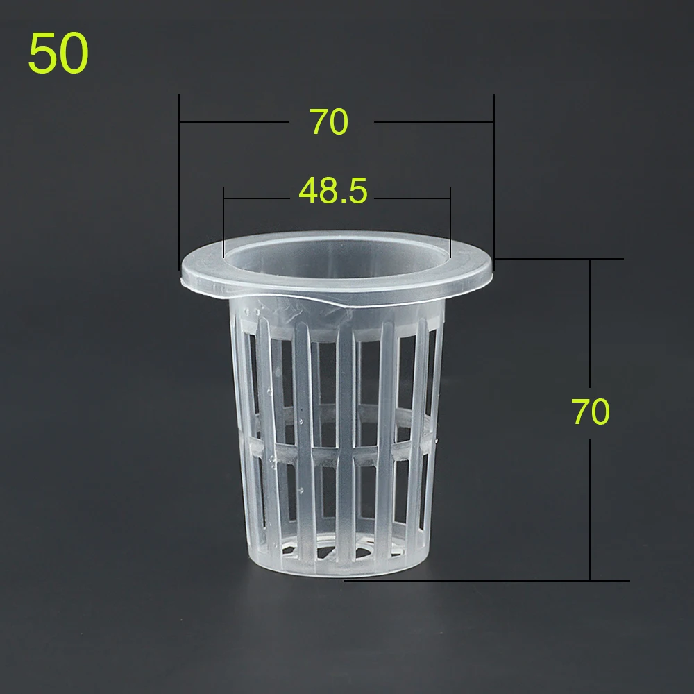10Pcs Hydroponic colonization Mesh Pot Net Cup Basket Hydroponic Aeroponic Planting Grow Clone Nursery Plant Soilless 