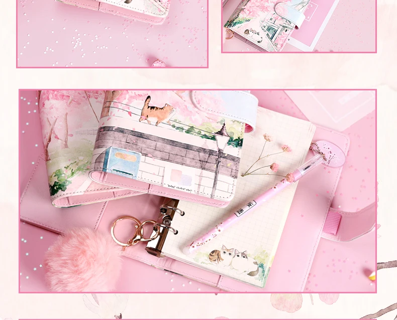 Cherry Blossoms Sakura Diary Gift Set - 15 - Kawaii Mix