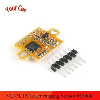

VL53L1X GY-56L Sensor Module Laser ToF Time-of-flight Ranging Sensor Module GY 56L I2C IIC Serial Port Switch Output GY-56L1
