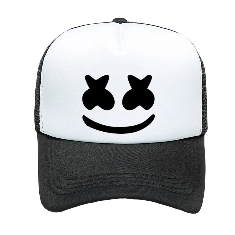 Hip-Hop Hat Visor Baseball-Hat Mesh Marshmallow Breathable Fashion Women Summer TG0202