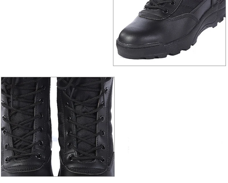 UPUPER военные ботинки с высоким берцем; мужские водонепроницаемые уличные рабочие ботинки; Мужские дышащие армейские ботинки для пустыни
