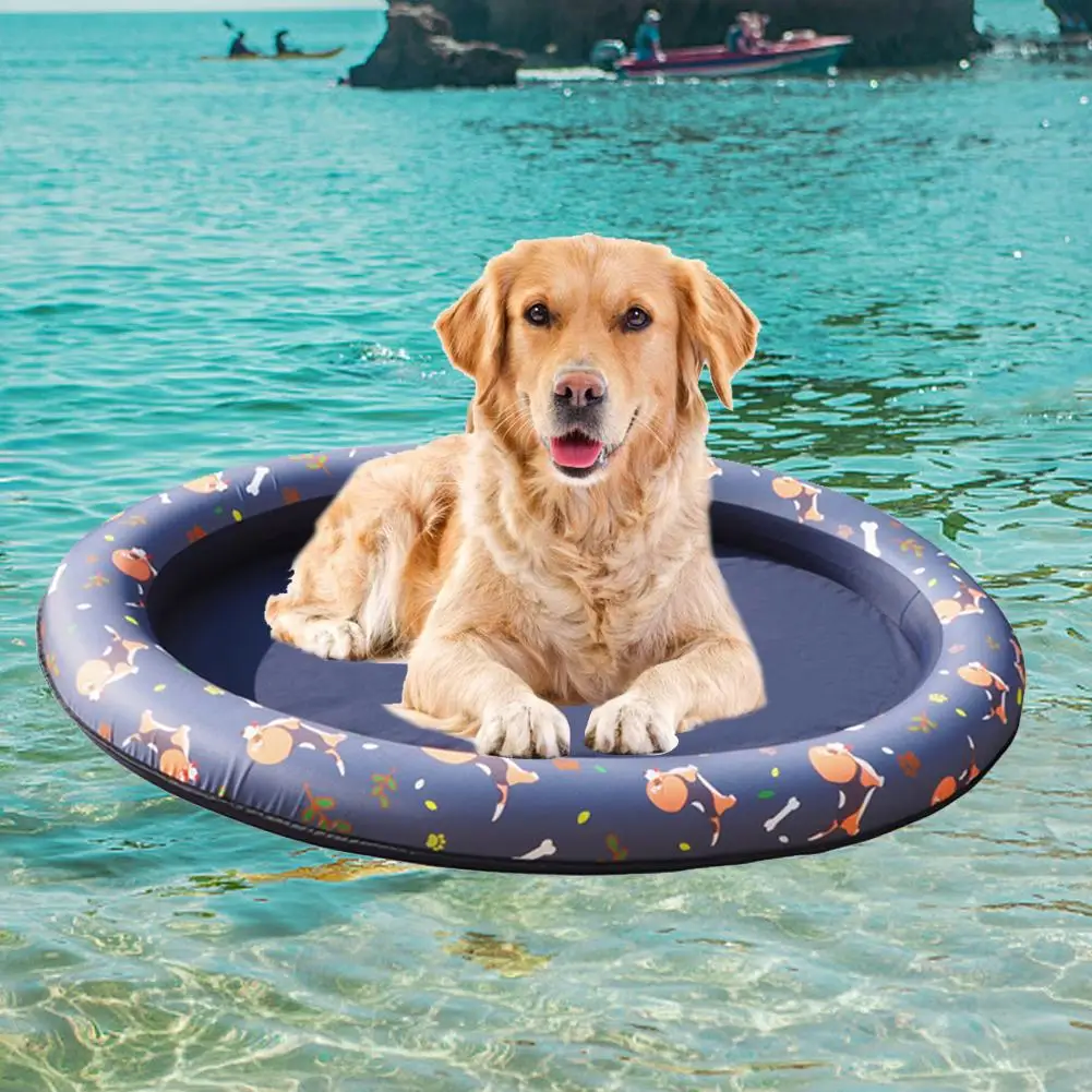 Pet Dog Pool Float Pet Water Toy Dog Swimming Pool Floating Inflatable