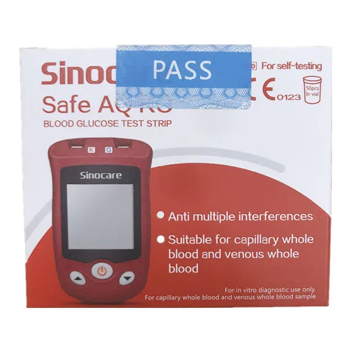 

(Blood Glucose Strips Only) Medical Ketone Meter Diabetes Blood Glucose Monitor 50pcs Glucose Strips