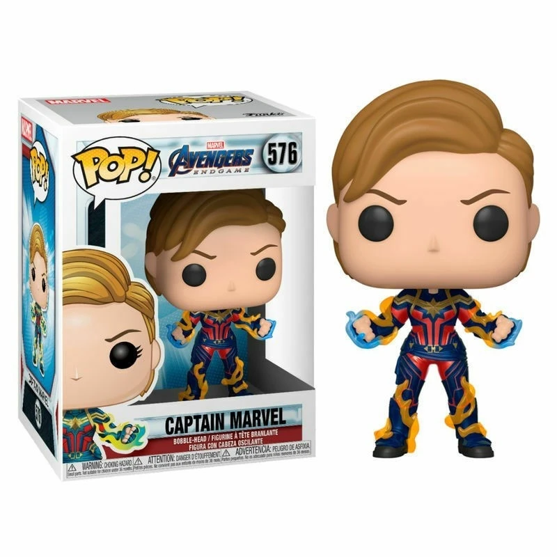 Funko pop marvel avengers endgame capitana marvel nuevo peinado 45143  889698451437| | - AliExpress