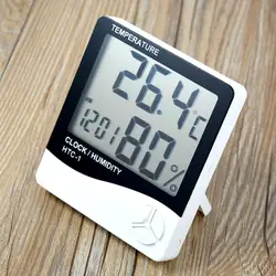 Домашний и наружный цифровой ЖК-термометр гигрометр Измеритель температуры и влажности цифровой гигрометр