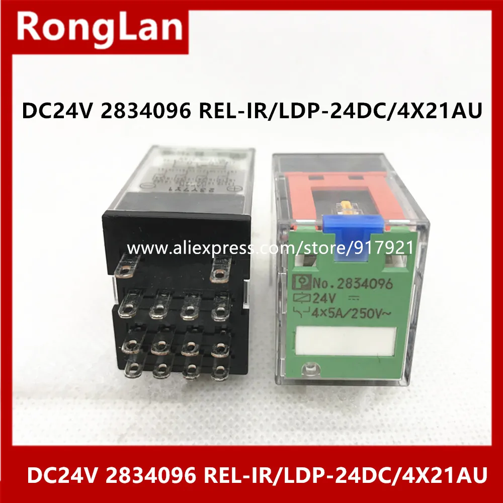

[ZOB] Phoenix Contact industrial relay DC24V 2834096 REL-IR/LDP-24DC/4X21AU -2 шт.