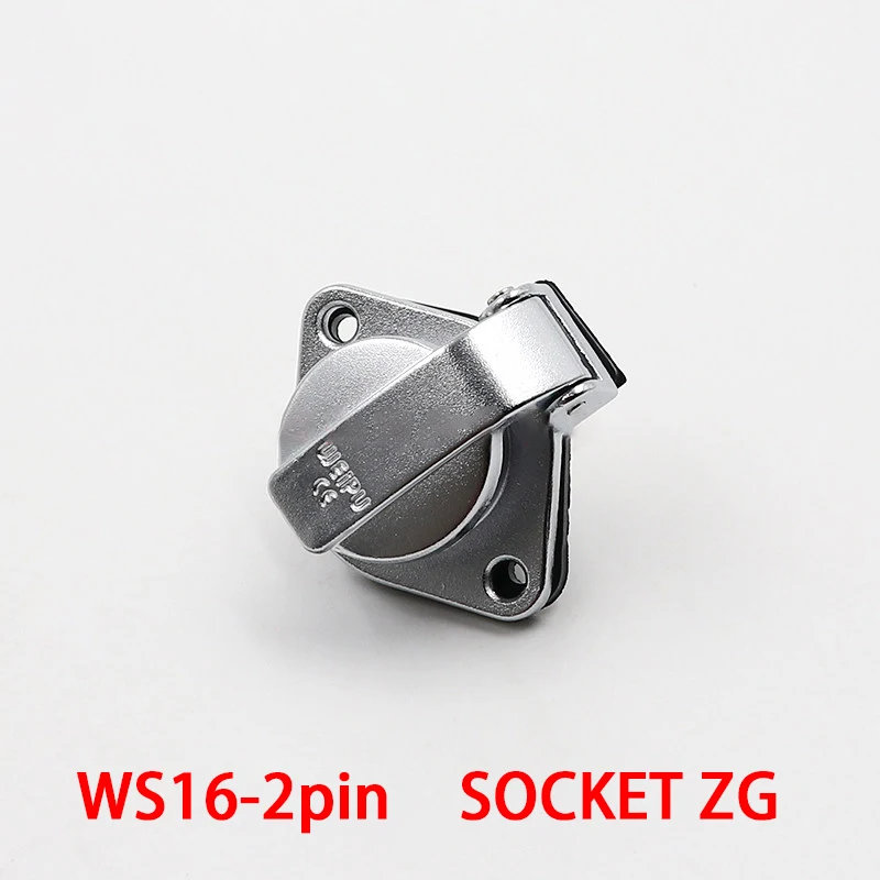 WS16 разъемы 2 pin, высокое напряжение разъем розетка, Промышленный разъем питания, водонепроницаемый, противоударный, IP68 - Цвет: c