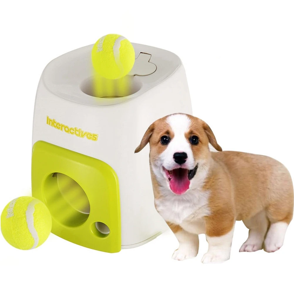 

Tennis Award Automatic Entertainment Dog Toy Educational Canine Indoor Food Reward Interactive Treat Ball Thrower Funny Feeder