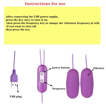 G-Spot Vibrators Sex Adult Toys for Women USB Remote Control 12 Speeds Vibrating Egg Clitoris Stimulator Vaginal Massage Ball 4
