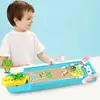 Montessori Educational Toys Children Mini Frog Bowling Desktop Interactive Games Launch Pad Indoor Desktop Toy Parent-child Gift 1