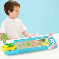 Montessori Educational Toys Children Mini Frog Bowling Desktop Interactive Games Launch Pad Indoor Desktop Toy Parent-child Gift 1