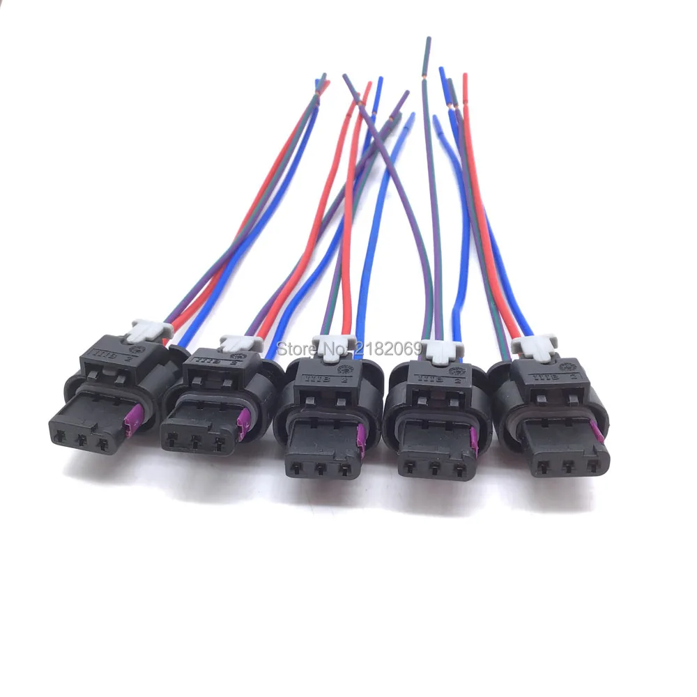 3PIN PDC разъем датчика парковки провод для VW GOLF PASSAT Audi A1 A3 A4 A6 A7 Q5 Q7 R8 TT Seat Skoda 4f097373