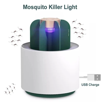 

Cactus Eletric Mosquito Killer USB UV Mosquito Repellent Trap Odorless Insect Killer Lamp for Home Office Summer