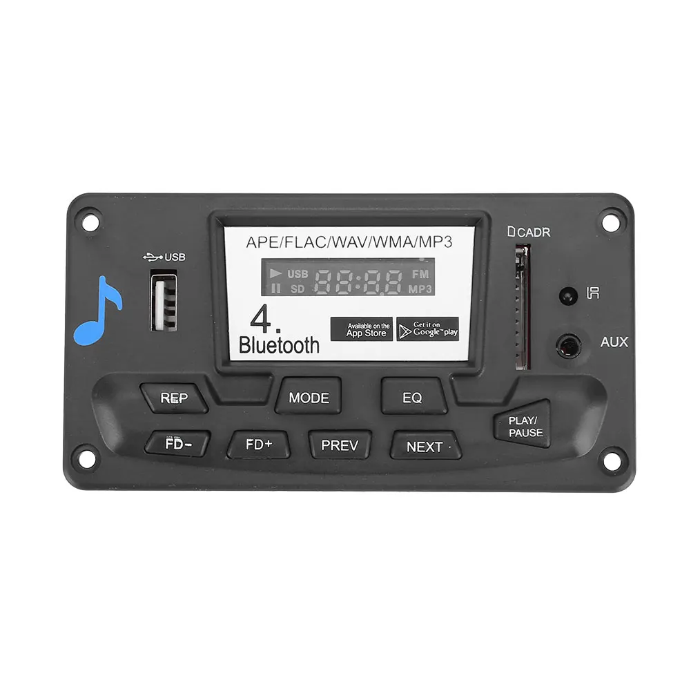 1.6 Inches Car Auto Digital Bluetooth MP3 Decoder Board WMA APE FLAC WAV