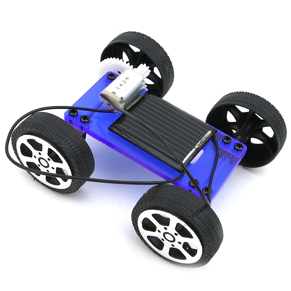 Детский DIY солнечный автомобиль игрушка мини DIY сборка солнечная панель энергетическая модель автомобиля детская развивающая игрушка
