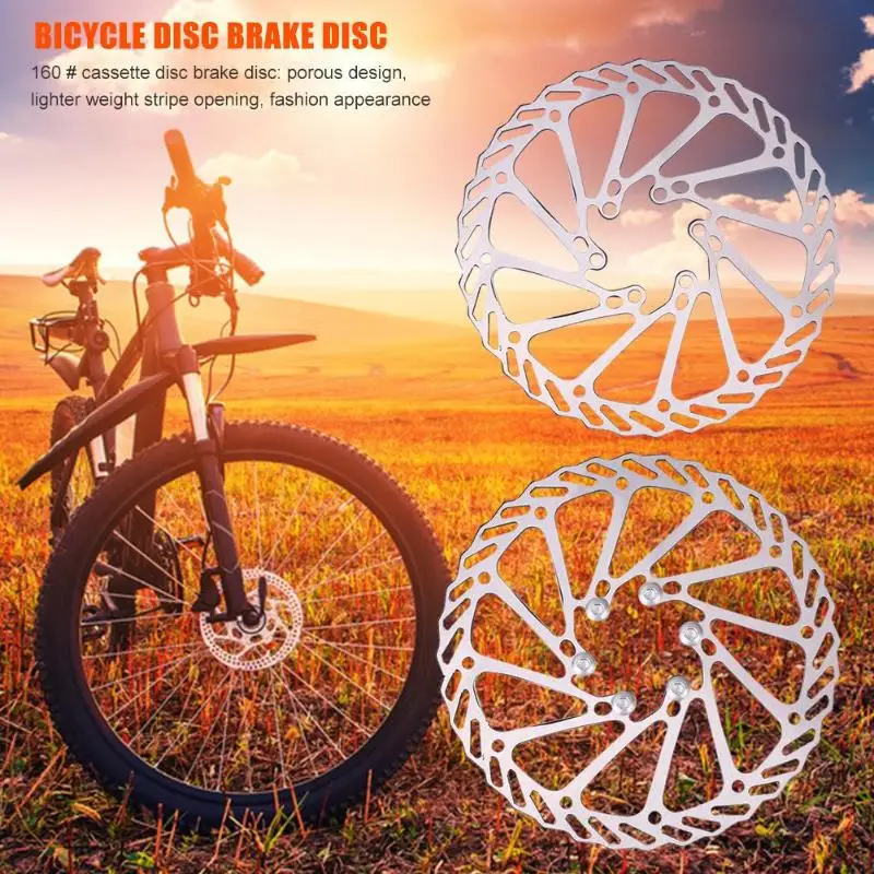 160 мм алюминиевый сплав Горный Велосипед Велосипедный тормозной диск Аксессуары для верховой езды