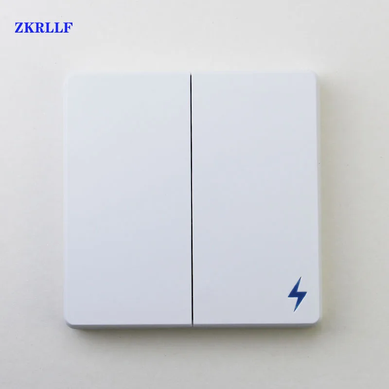 86 type random paste bedroomhall ceiling lamp wall panel switch AC 110V 220V RF receiver 433Mhz wireless remote control switch-8