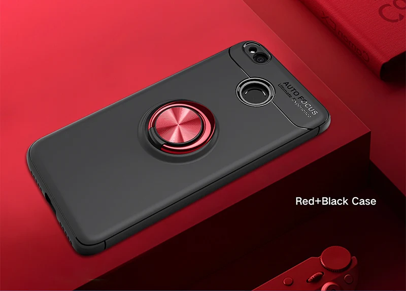 Мягкий силиконовый матовый чехол на заднюю панель Xiaomi Redmi 4X с кольцом-держателем для пальца Xiomi Redmi 4A Redmi4X Redmi4A чехол на магните для автомобиля