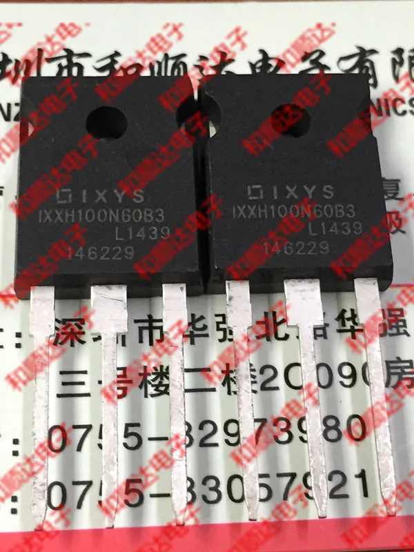 5 шт./лот IXXH100N60B3-247 с изолированным затвором(IGBT) 600V 100A