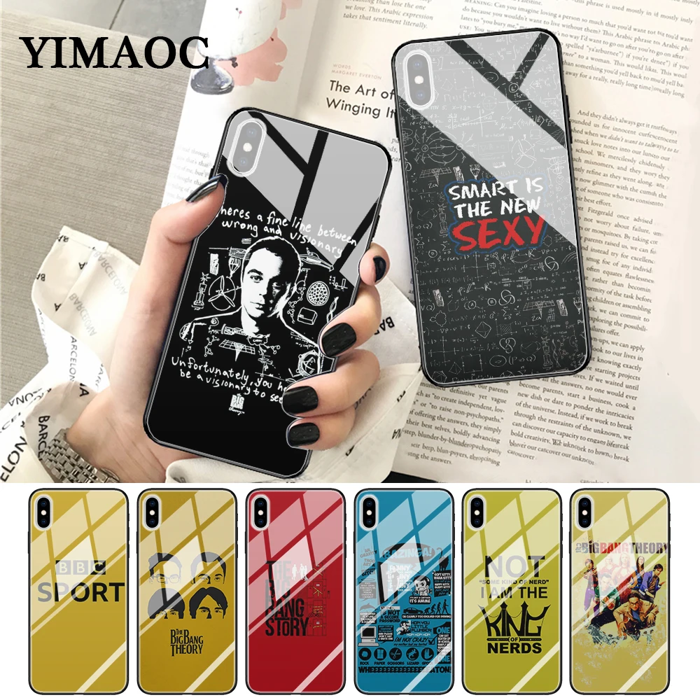 Чехол для телефона YIMAOC Bazinga The Big Bang Theory tv glass Apple iPhone XR X XS Max 6 6S 7 8 Plus 5 5S SE |
