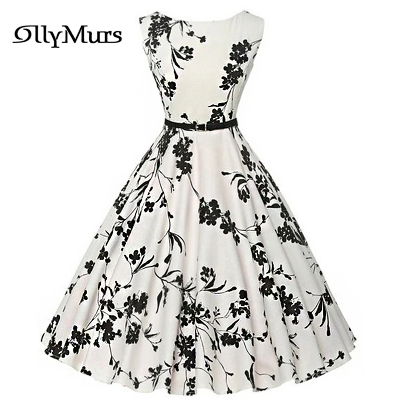 

Vintage Print Zipper Prom Dress LR932 Elegant Big Swing Party Ball Gowns Plus Size Sexy V-neck Sleeveless Vestidos De Fiesta