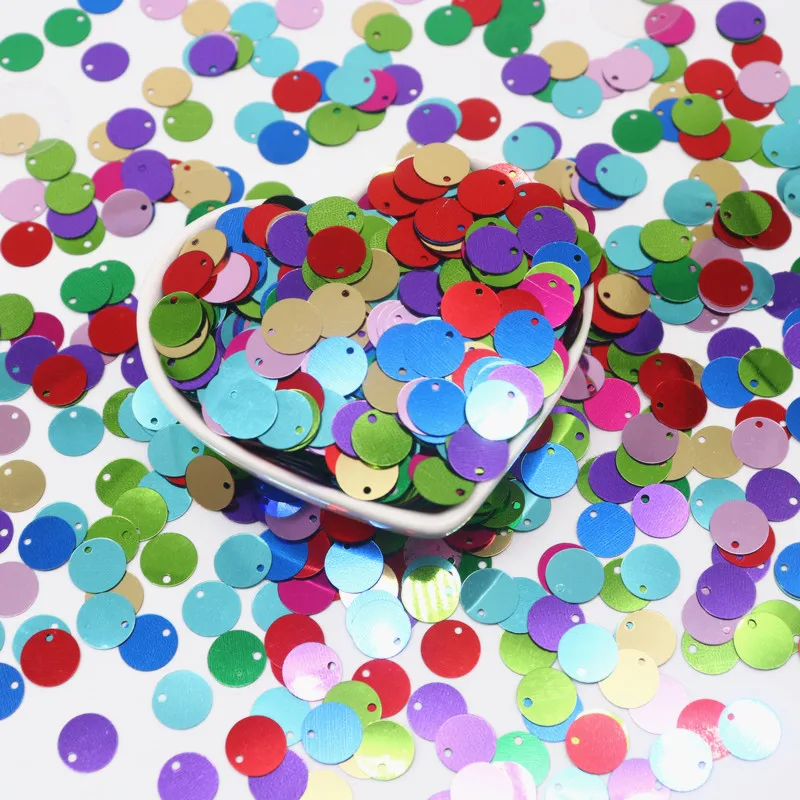 Paillettes Rotonde Grandi 30mm – Verde – 50g PVC Foro Laterale – Per Abiti, Costumi E Decorazioni