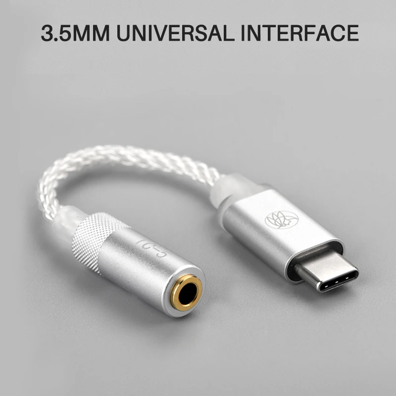 TFZ usb type C штекер 3,5 мм аудио кабель для наушников, интеллектуальный чип декодирующий конвертер