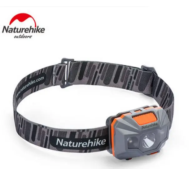 Naturehike открытый светодиодный Koplamp переносной налобный фонарь 4 режима индукционный переключатель Сверхлегкий Водонепроницаемый Кемпинг Бег Туризм использование - Цвет: Grey