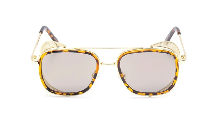 47268 пара панк ретро Квадратные Солнцезащитные очки для мужчин и женщин модные UV400 очки